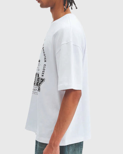 Vicinity Six Shooter Dual t-Shirt Wit zijaanzicht