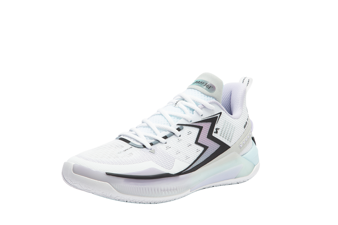 361 Degrees BIG3 5.0 - ICE BLADE Basketbalschoen Wit