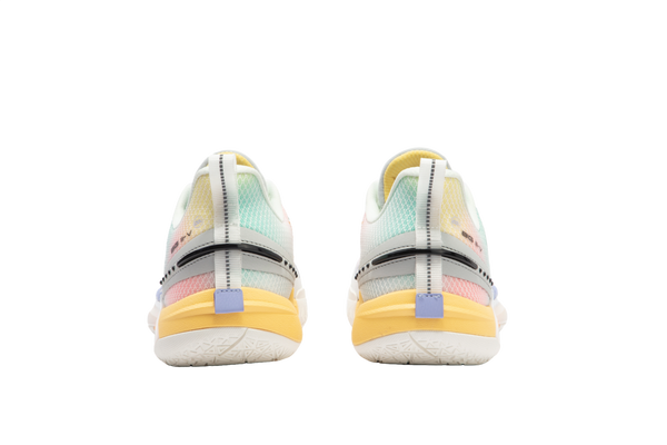 361 Degrees BIG3 5.0 - WIND RISES Basketbalschoen Wit/Geel/Grijs