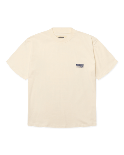 Woodbird Balo Cart T-shirt Gebroken Wit