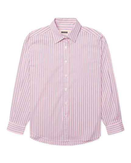 Woodbird Liva Stripe Overhemd Roze