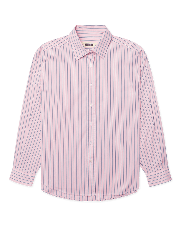 Woodbird Liva Stripe Overhemd Roze