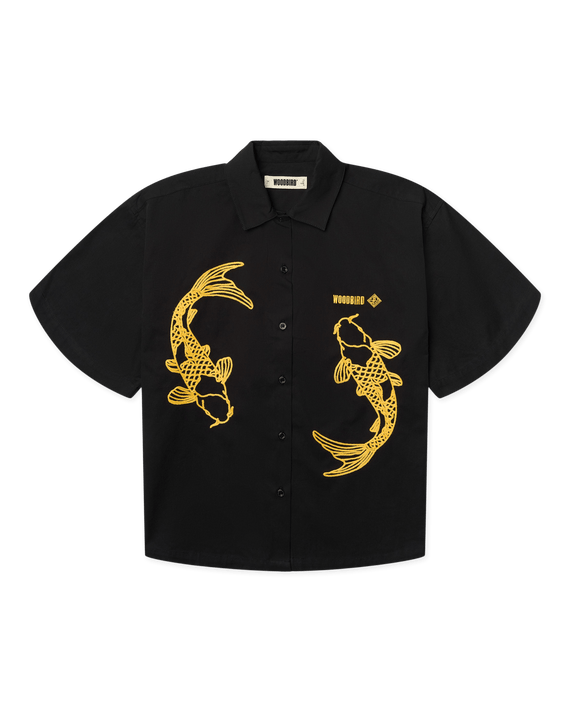 Woodbird Luna Carp Overhemd Zwart