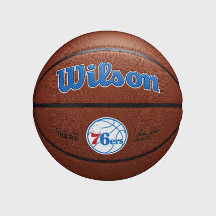 Wilson NBA Philadelphia 76ers Composite In/Outdoor Basketbal (7)