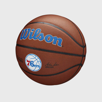 Wilson NBA Philadelphia 76ers Composite In/Outdoor Basketbal (7)