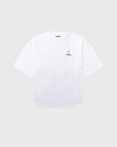 Woodbird Beam Lucky Tee Wit Vooraanzicht