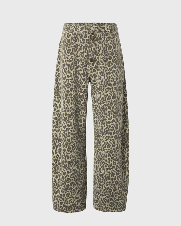 Woodbird Ghat Twisted Leo Jeans, vooraanzicht plat gelegd