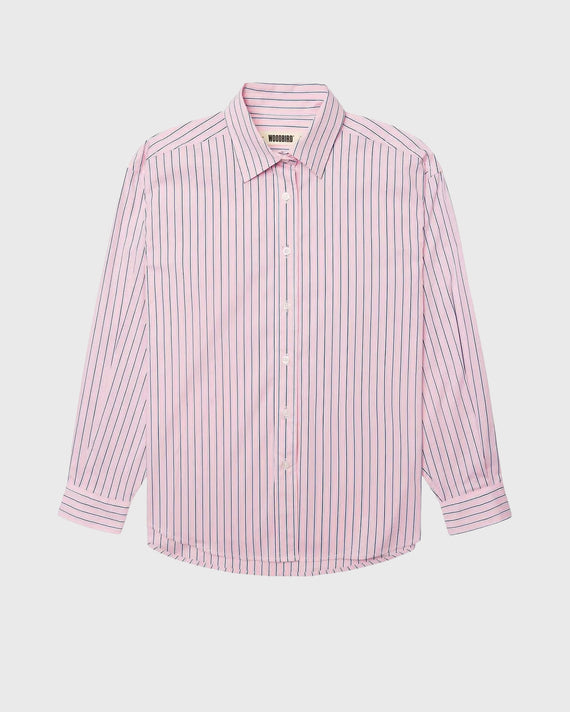 Woodbird Liva Stripe Overhemd Roze