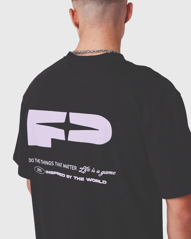 Project X Paris progadis T-shirt Zwart achteraanzicht