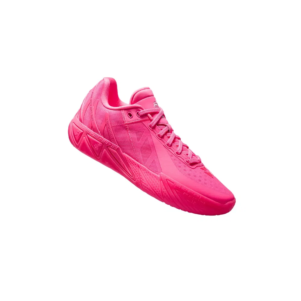 Anta KT11 ‘Klay Thompson’ Basketbalschoen Roze linkeraanzicht