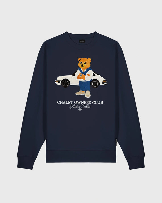 Baron Filou T-shirt Filou 186 The Vintage Driver Donkerblauw