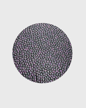 Burned In/Outdoor Basketbal Black Purple LA Glitter, maat 7, vrijstaand op grijze achtergrond - Burned Sports