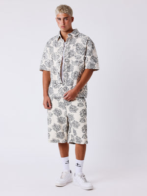 Project X Paris Street Bloom Polo Wit