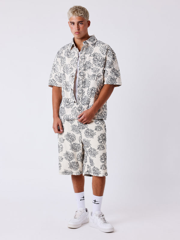Project X Paris Street Bloom Polo Wit