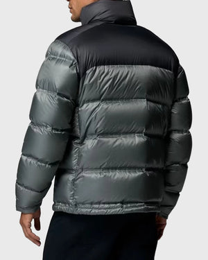 Columbia Powder Keg Heat Seal Down Puffer Groen Grijs achter