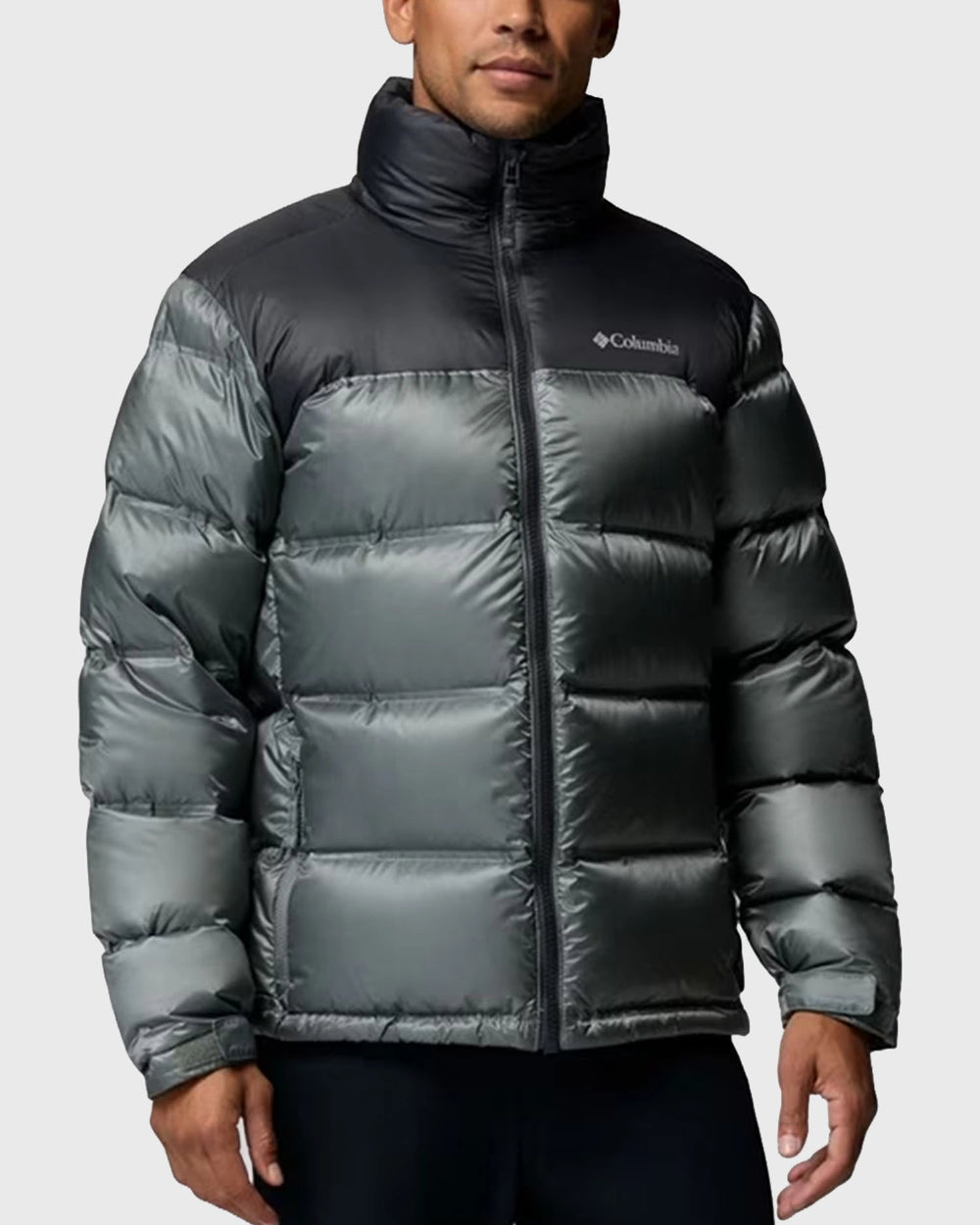 Columbia Powder Keg Heat Seal Down Puffer Groen Grijs cu voor