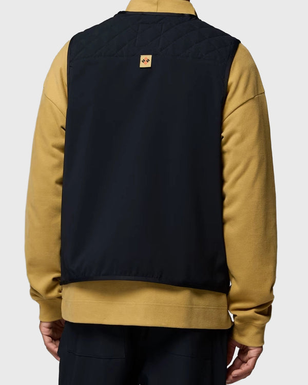 Columbia Sauvie Sky Uplander Vest Zwart achteraanzicht