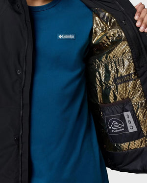 Columbia Street Commuter Insulated Jacket Zwart binnenaanzicht