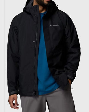 Columbia Street Commuter Insulated Jacket Zwart vooraanzicht 