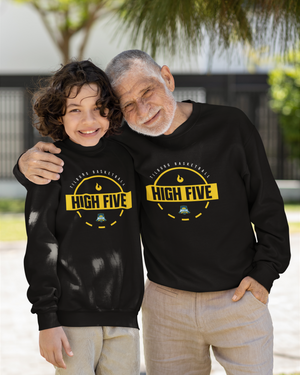 High Five Tilburg Court Crewneck Zwart