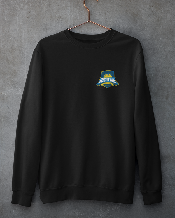 Tilburg High Five Crewneck Logo Zwart