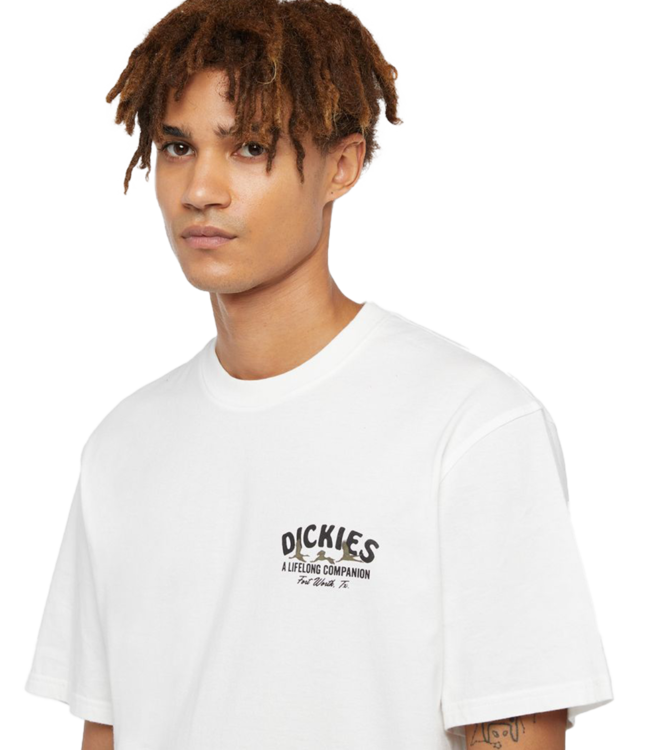 dickies companion t-shirt white op model portrait