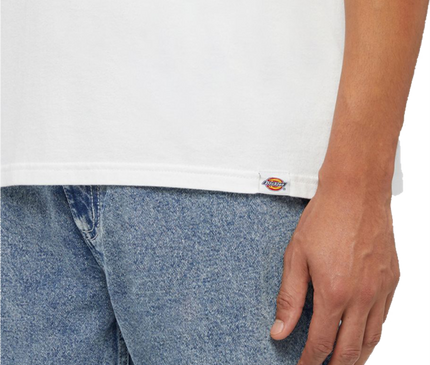 dickies companion t-shirt white op model detail label