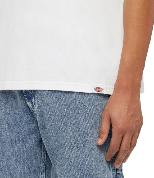 dickies companion t-shirt white op model detail label