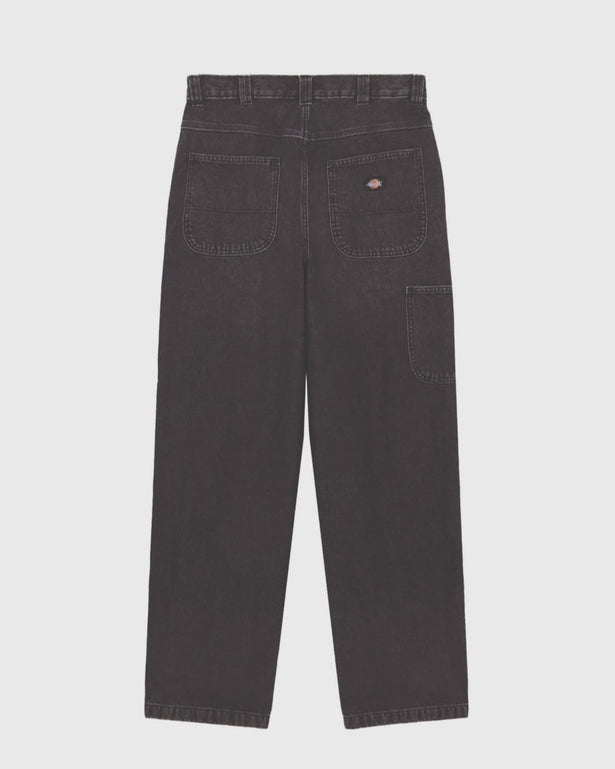 Dickies Madison Baggy Denim Jeans Zwart achter aanzicht no mod