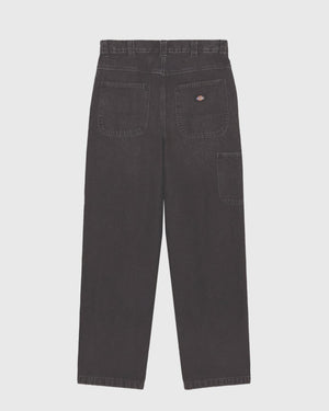 Dickies Madison Baggy Denim Jeans Zwart achter aanzicht no mod