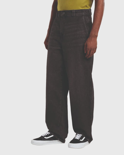 Dickies Madison Baggy Denim Jeans Zwart zijkant