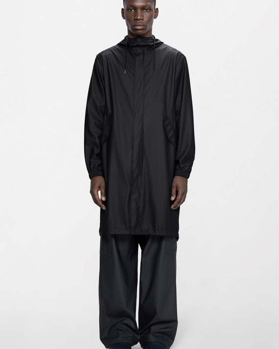 Rains Fishtail Parka Black