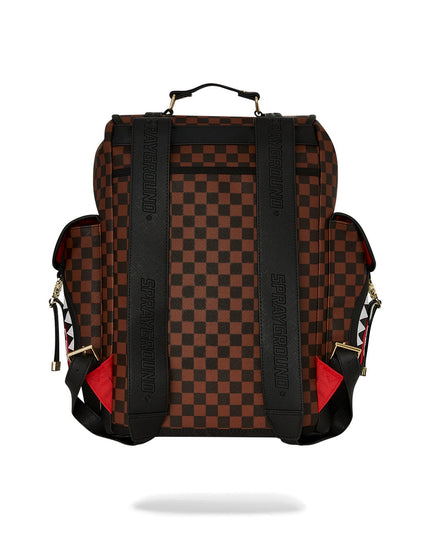 Sprayground Sawtooth Sharks In Paris Monte Carlo Geblokt Bruin/Zwart