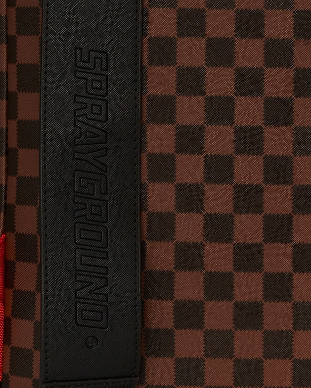 Sprayground Sawtooth Sharks In Paris Monte Carlo Geblokt Bruin/Zwart