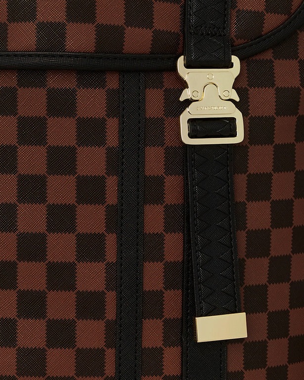 Sprayground Sawtooth Sharks In Paris Monte Carlo Geblokt Bruin/Zwart