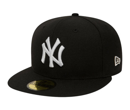 New Era New York Yankees 59Fifty Fitted Cap Zwart Wit