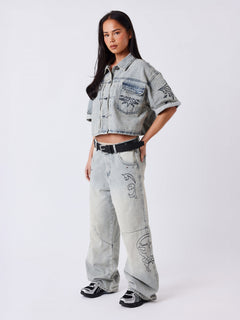 Project X Paris Dames Denim Loose