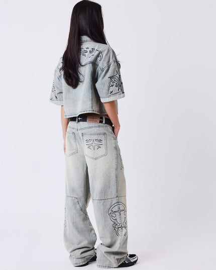 Project X Paris Dames Denim Loose