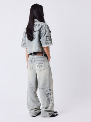 Project X Paris Dames Denim Loose