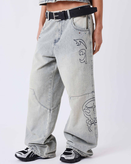 Project X Paris Dames Denim Loose