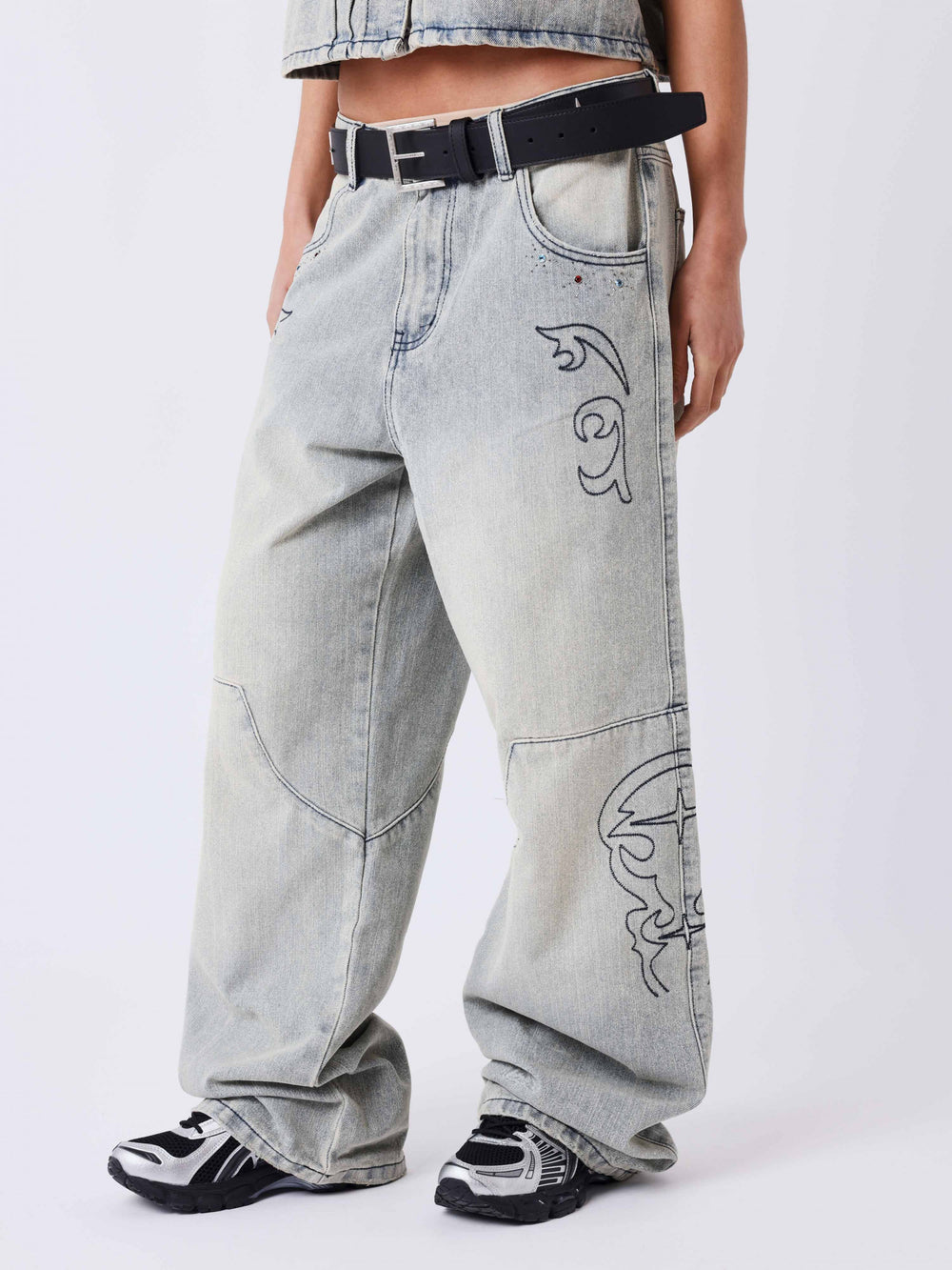 Project X Paris Dames Denim Loose