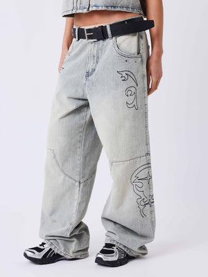 Project X Paris Dames Denim Loose