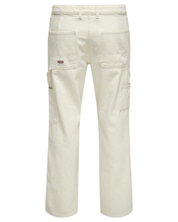 Edge Straight Car Ecru Denim Beige