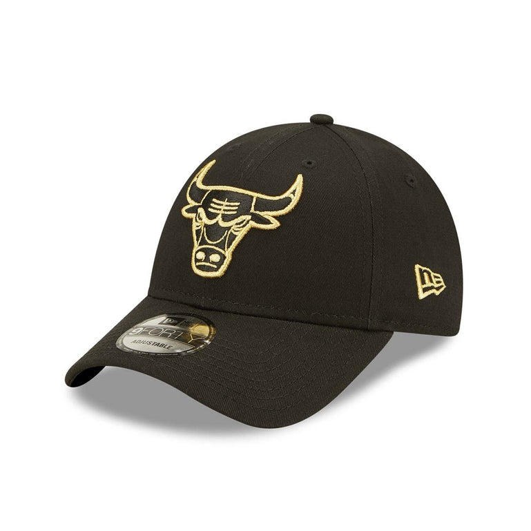 Chicago Bulls Metallic 9Forty Black Gold