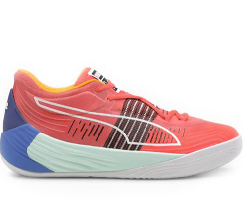 Puma Fusion Nitro Spectra Red Multicolor Burned Sports