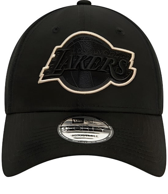 Los-Angeles-Lakers-Outline-Cap-Voorkant-Zwart