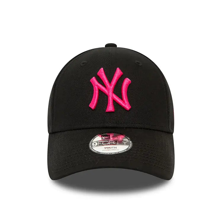 New York Yankees MLB 9Forty Youth Cap Black Pink
