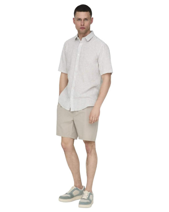 Tel-Life-0119-Short-Beige-Model-front