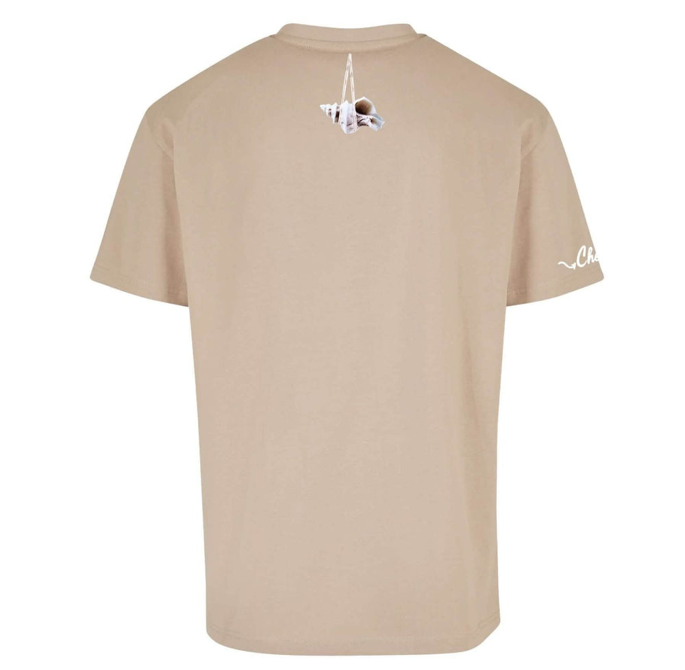 Check T-shirt Beige