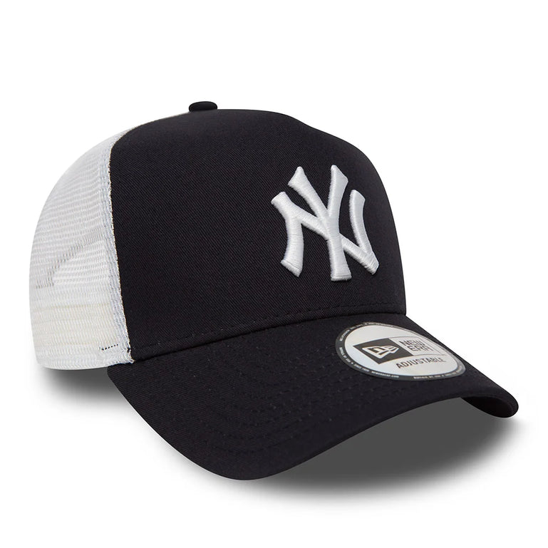 Clean Trucker Cap New York Yankees Navy White